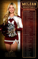 Basketball Schedule Posters 2025-26