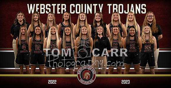 WCHS Girls Basketball Banner 2022-23