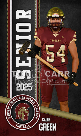 C.Green Football Banner