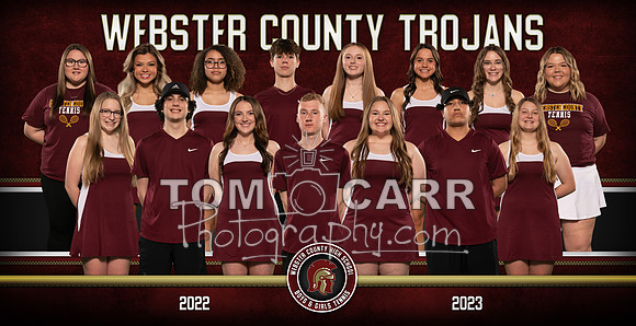 WCHS Tennis Banner 2022-23