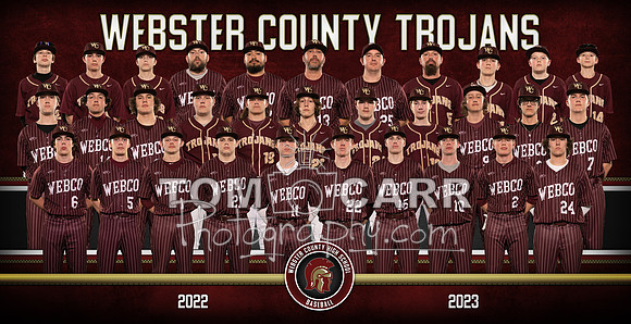 WCHS Baseball Banner 2022-23