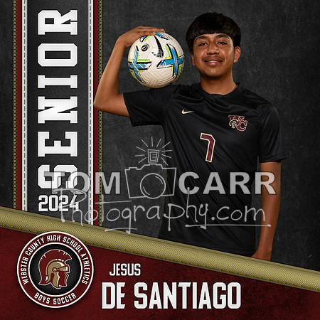 J.DeSantiago Boys Soccer Banner