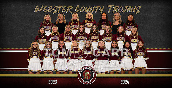 WCHS Fall Cheer Banner 2023-24
