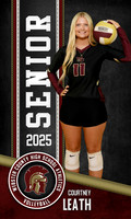 C.Leath Volleyball Banner