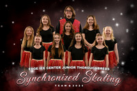Edge Ice Center Junior Thoroughbreds Synchronized Skating Team 2025