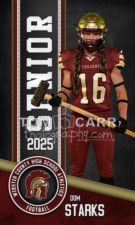 D.Starks Football Banner