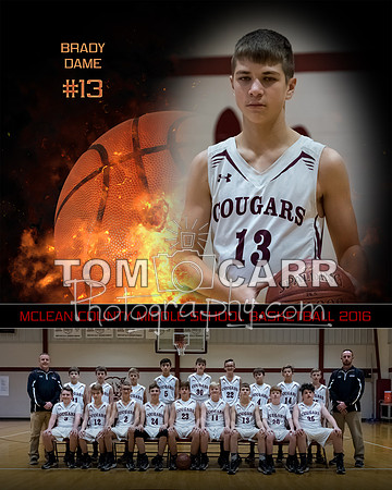 Brady MCMS Boys Basketball 8x10