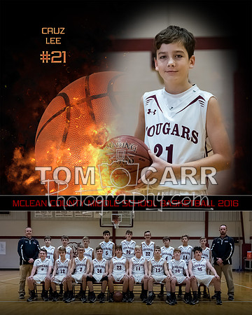 Cruz MCMS Boys Basketball 8x10