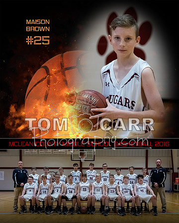 Maison MCMS Boys Basketball 8x10