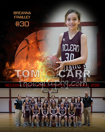 Breanna MCMS Girls BB 8x10