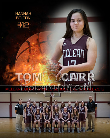 Hannah MCMS Girls BB 8x10