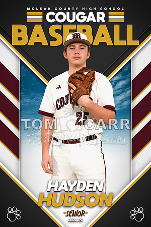 H.Hudson Baseball Banner