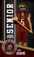D.Adams Football Banner