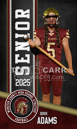 D.Adams Football Banner
