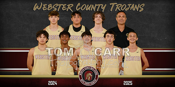 WCHS Boys XC Team Banner 2025
