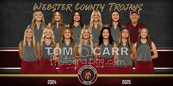 WCHS Girls Golf Team Banner 2025