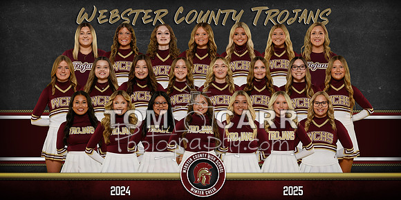 WCHS Winter Cheer Team Banner 2025