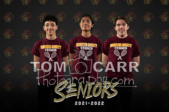 _WCHS Boys Tennis Seniors 2021-22