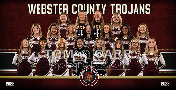 WCHS Fall Cheer Banner 2022-23