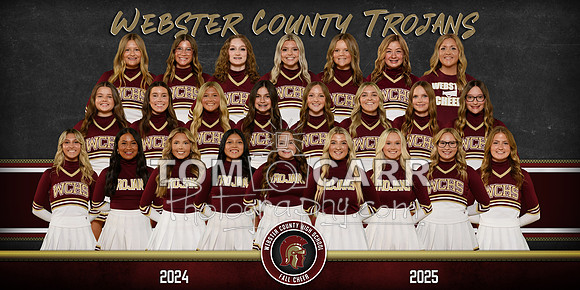 WCHS Fall Cheer Team Banner 2025