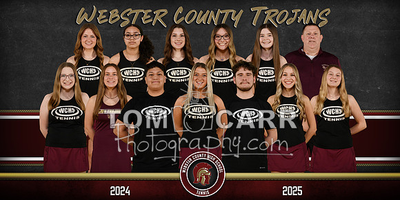 WCHS Tennis Team Banner 2025