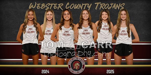 WCHS Girls XC Team Banner 2025