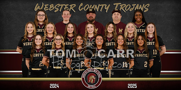 WCHS Softball Team Banner 2025